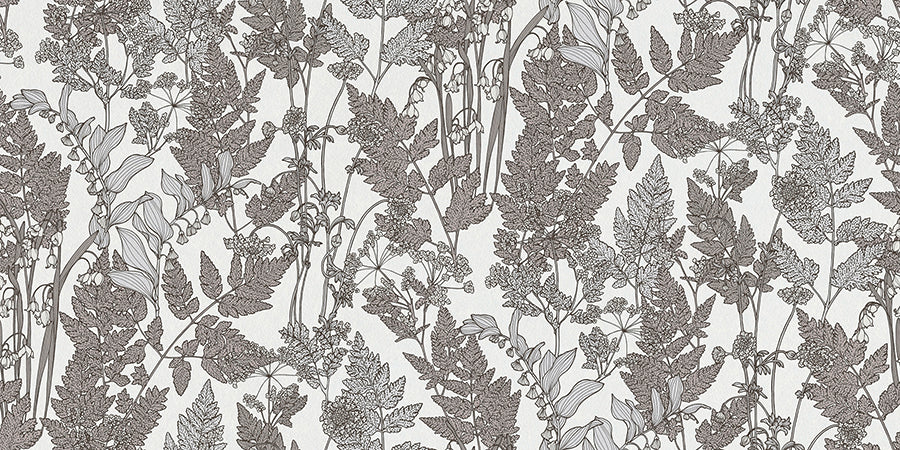ayla-light-grey-wildflowers-wallpaper-york-wallcoverings-as377521 - York Wallcoverings Wallpaper