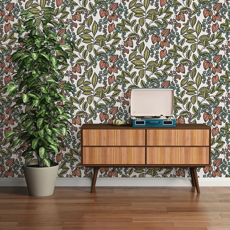 leif-white-vine-trail-wallpaper-york-wallcoverings-as377545 - York Wallcoverings Wallpaper