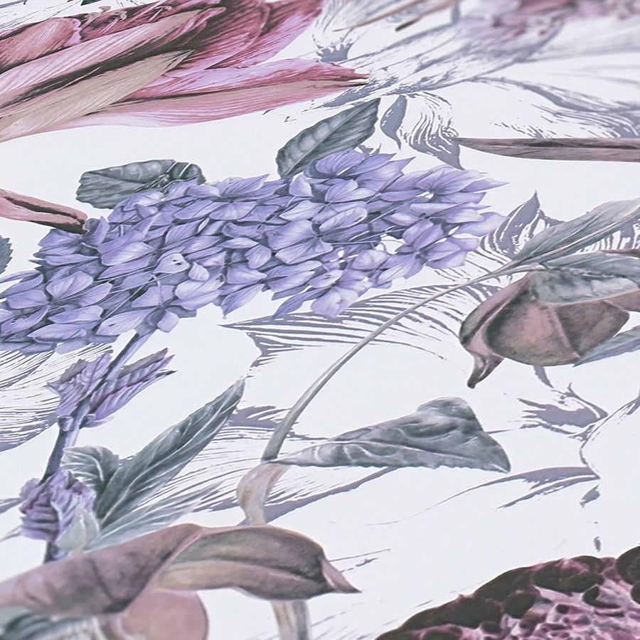 althea-lavender-flower-garden-wallpaper-york-wallcoverings-as381752 - York Wallcoverings Wallpaper