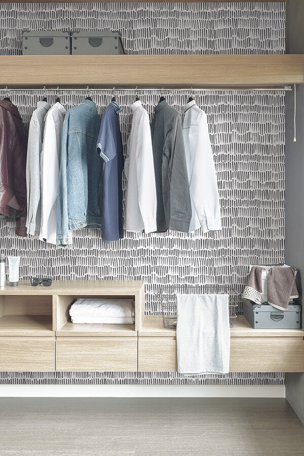 bailey-brush-stroke-peel-and-stick-wallpaper-york-wallcoverings-ms6130 - York Wallcoverings Wallpaper