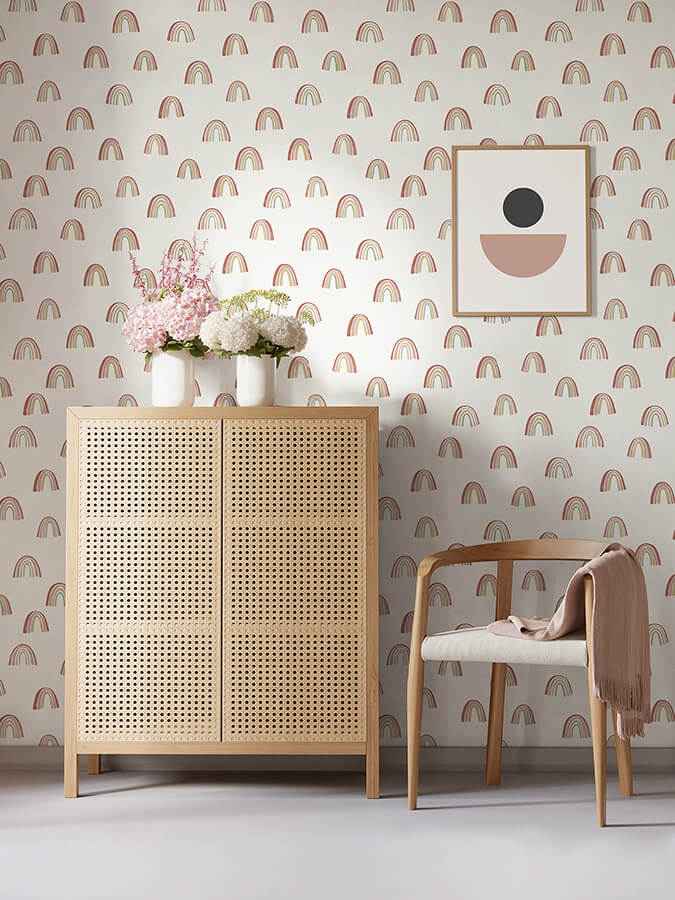 Raye Rainbows Peel & Stick Wallpaper - York Wallcoverings - MS6137 - York Wallcoverings Wallpaper