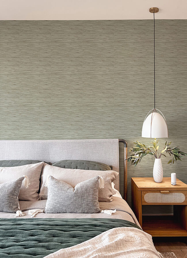 green-grassweave-peel-and-stick-wallpaper-york-wallcoverings-nus4993 - York Wallcoverings Wallpaper