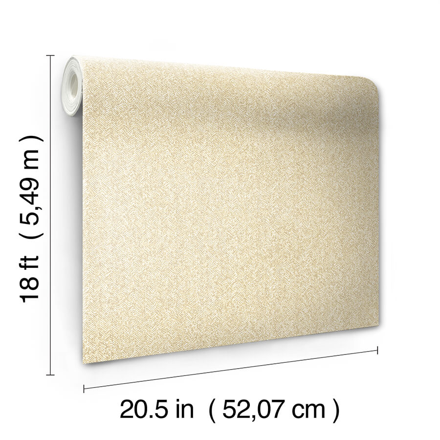yellow-ashland-peel-and-stick-wallpaper-york-wallcoverings-nus5004 - York Wallcoverings Wallpaper