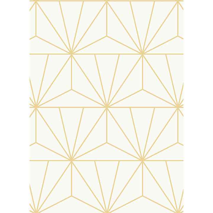 Geometric Gold Standard Geometric Peel and Stick Wallpaper - York Wallcoverings - PP4703