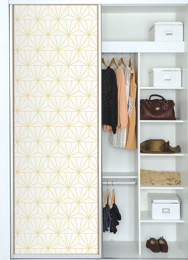 geometric-gold-standard-geometric-peel-and-stick-wallpaper-york-wallcoverings-pp4703 - York Wallcoverings Wallpaper