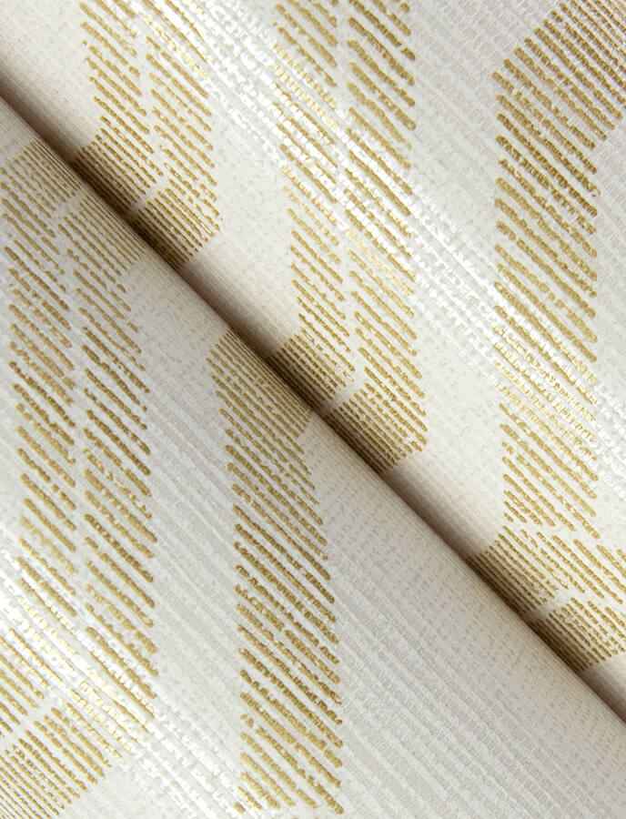 burton-gold-modern-ogee-wallpaper-york-wallcoverings-4141-27103 - York Wallcoverings Wallpaper