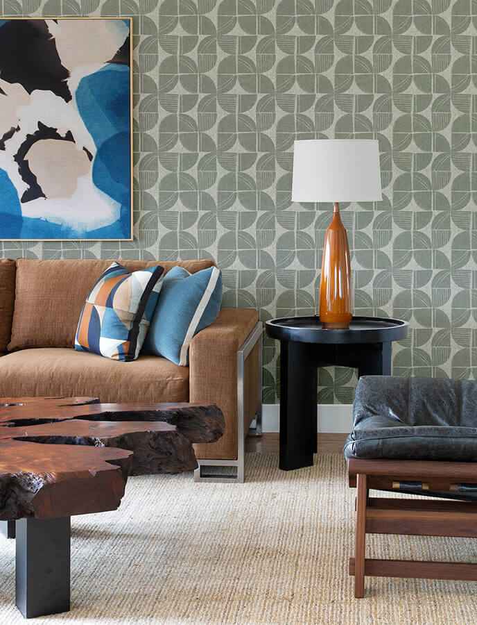 baxter-sea-green-semicircle-mosaic-wallpaper-york-wallcoverings-4141-27113 - York Wallcoverings Wallpaper