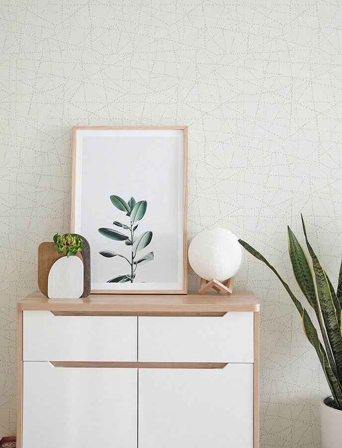 alcott-ivory-dotted-wallpaper-york-wallcoverings-4141-27125 - York Wallcoverings Wallpaper