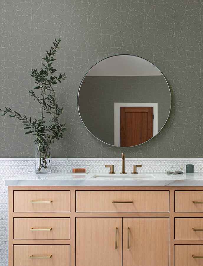 alcott-charcoal-dotted-wallpaper-york-wallcoverings-4141-27126 - York Wallcoverings Wallpaper