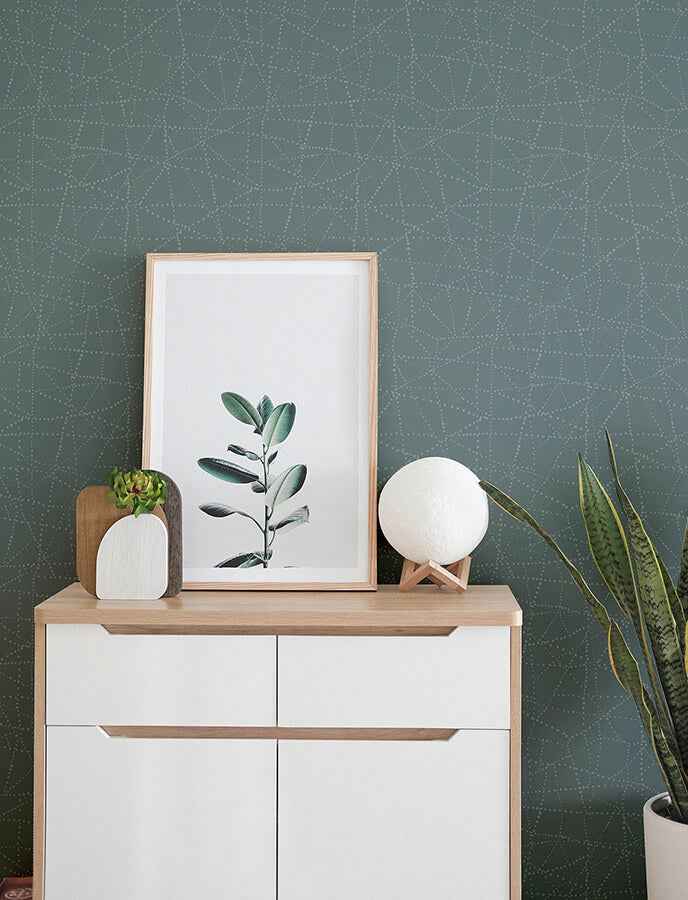 alcott-slate-dotted-wallpaper-york-wallcoverings-4141-27128 - York Wallcoverings Wallpaper