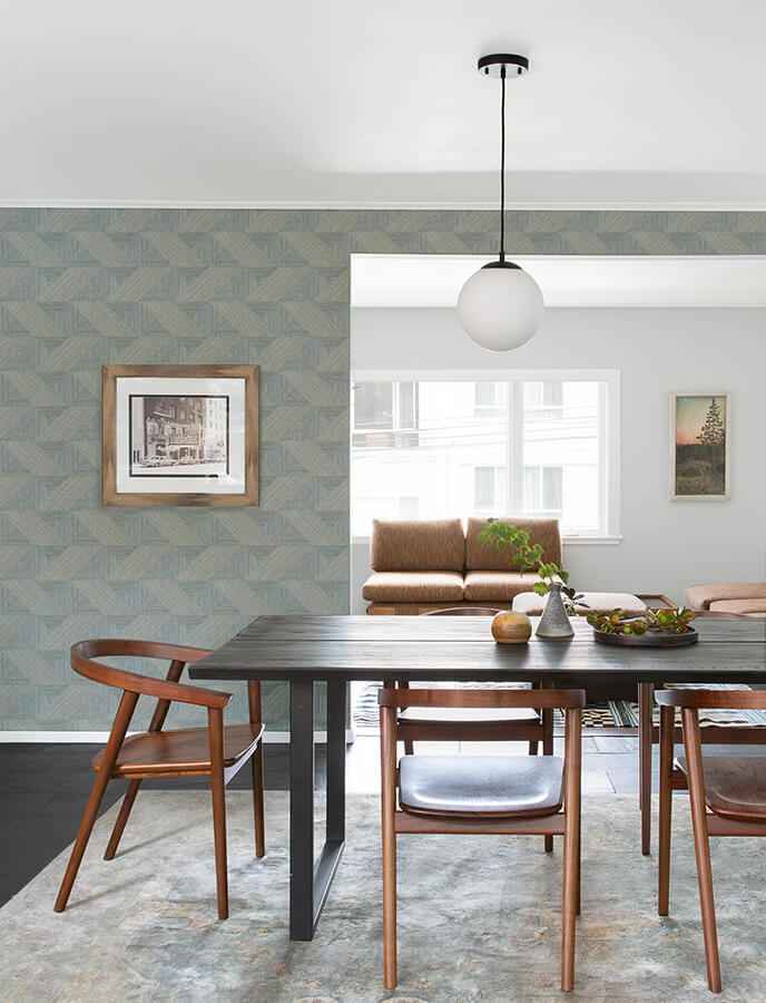 presley-slate-tessellation-wallpaper-york-wallcoverings-4141-27136 - York Wallcoverings Wallpaper