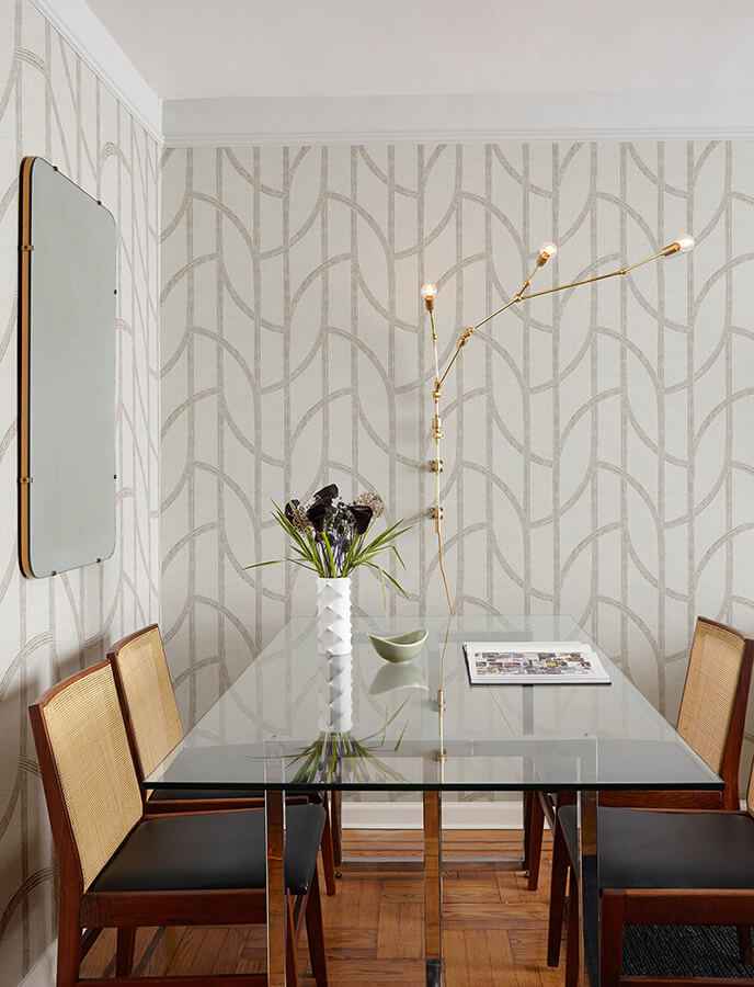harlow-champagne-curved-contours-wallpaper-york-wallcoverings-4141-27140 - York Wallcoverings Wallpaper
