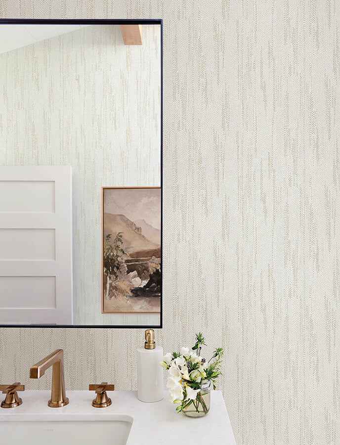baris-gold-stipple-stripe-wallpaper-york-wallcoverings-4141-27149 - York Wallcoverings Wallpaper