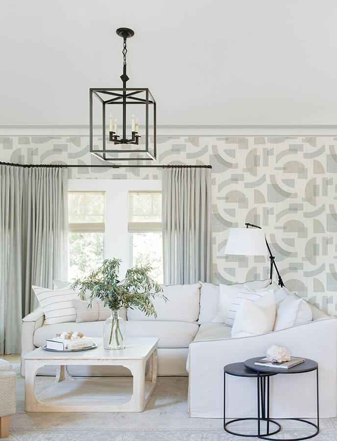 fulton-light-blue-shapes-wallpaper-york-wallcoverings-4141-27161 - York Wallcoverings Wallpaper