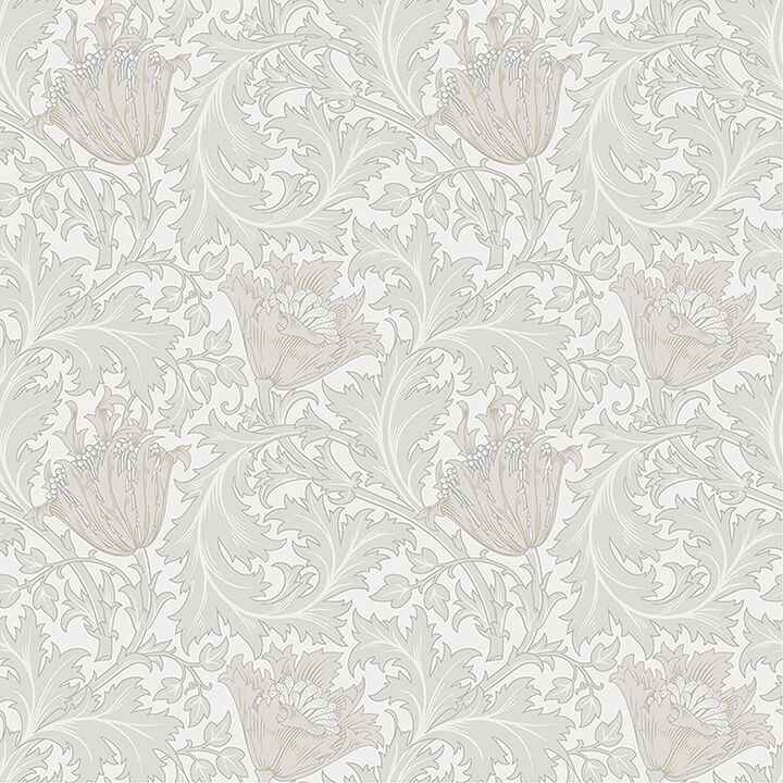 Anemone Dove Floral Trail Wallpaper - York Wallcoverings - 4153-82001