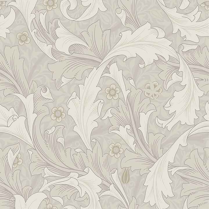 Granville White Leafy Vine Wallpaper - York Wallcoverings - 4153-82011 - York Wallcoverings Wallpaper