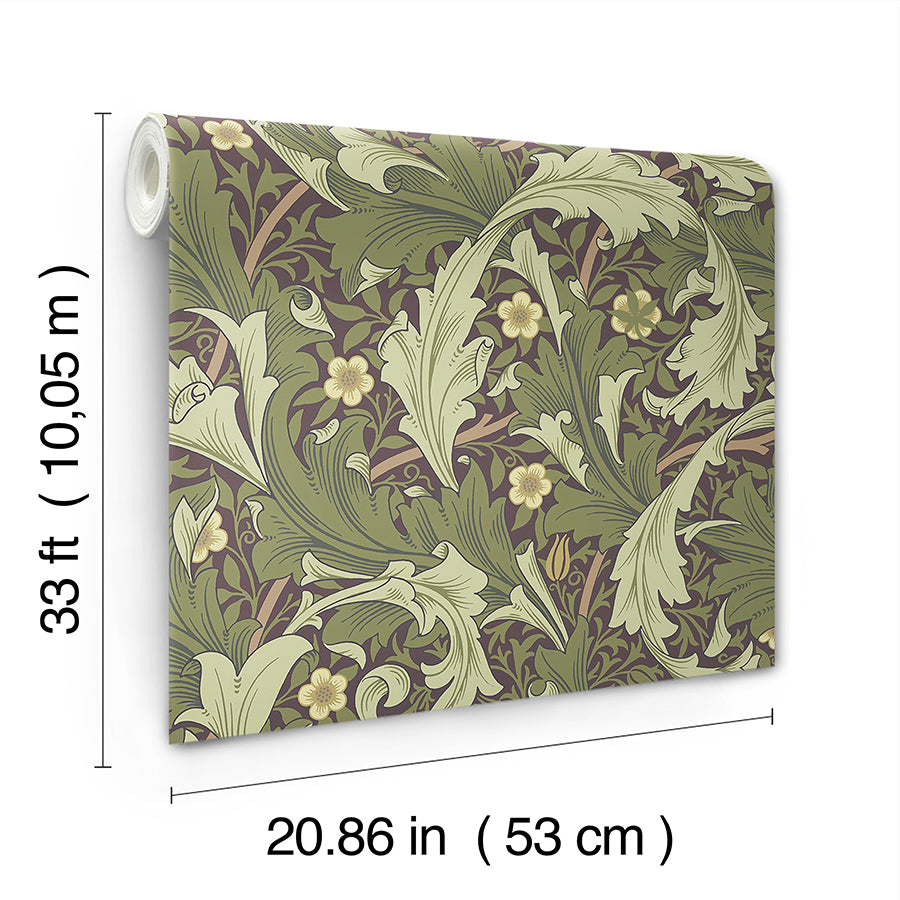 granville-plum-leafy-vine-wallpaper-york-wallcoverings-4153-82013