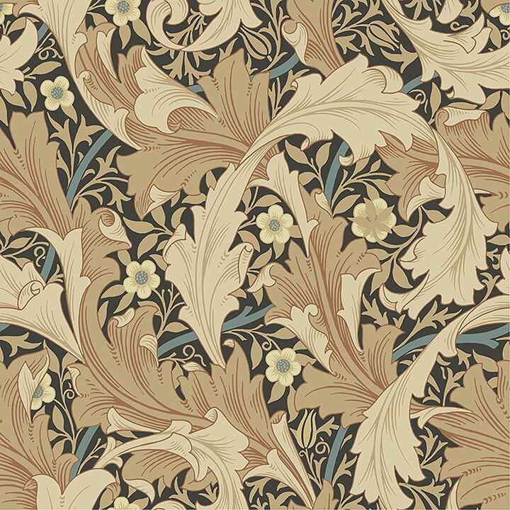 Granville Apricot Leafy Vine Wallpaper - York Wallcoverings - 4153-82015 - York Wallcoverings Wallpaper