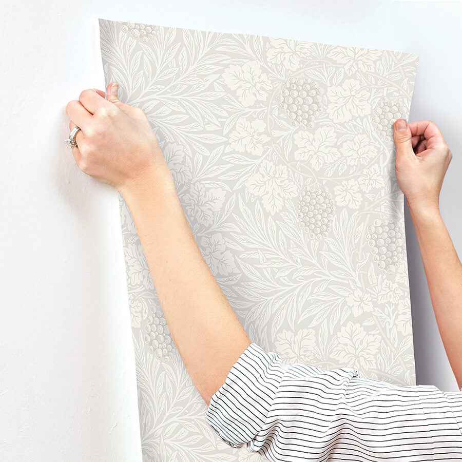 Vine White Woodland Fruits Wallpaper - York Wallcoverings - 4153-82016 - York Wallcoverings Wallpaper