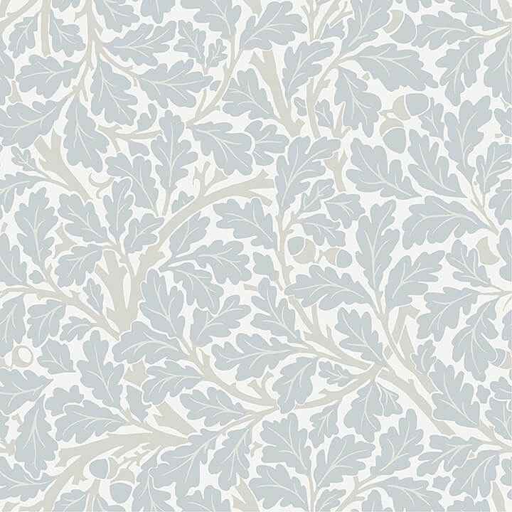 Oak Tree Sky Blue Leaf Wallpaper - York Wallcoverings - 4153-82031