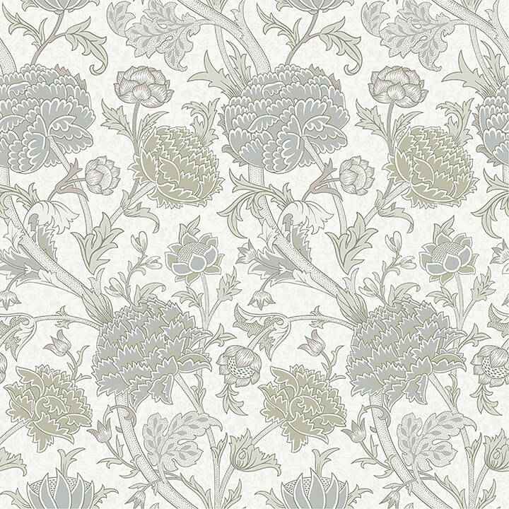 Cray Light Green Floral Trail Wallpaper - York Wallcoverings - 4153-82032