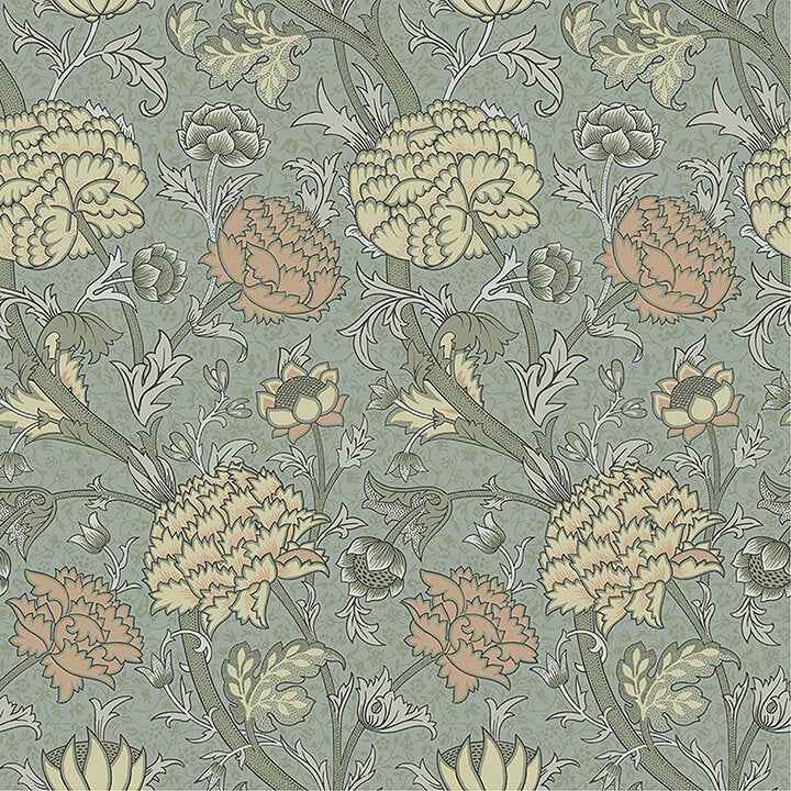 Cray Light Blue Floral Trail Wallpaper - York Wallcoverings - 4153-82034 - York Wallcoverings Wallpaper