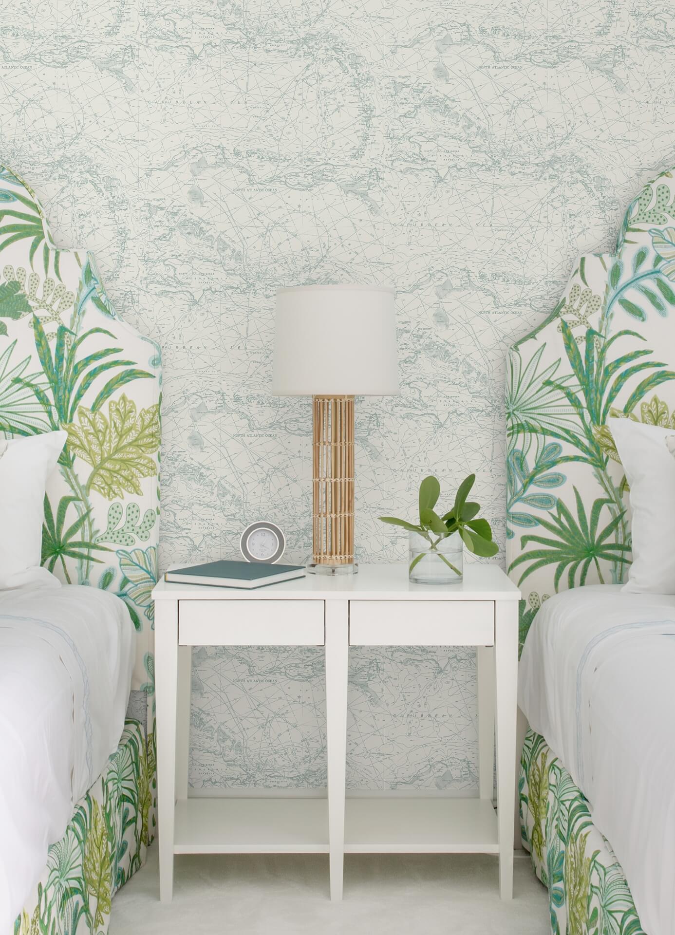 charts-aqua-nautical-chart-wallpaper-york-wallcoverings-4071-71058 - York Wallcoverings Papel pintado