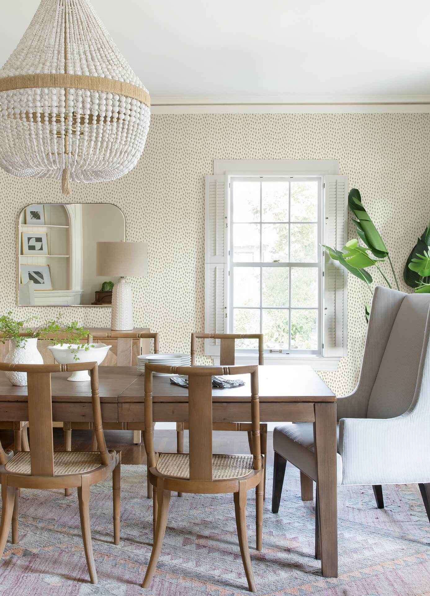 Sand Drips Grey Painted Dots Wallpaper - York Wallcoverings - 4071-71059 - York Wallcoverings Wallpaper