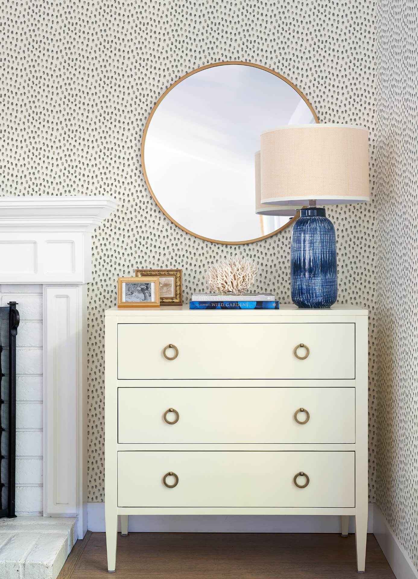 Sand Drips Dark Grey Painted Dots Wallpaper - York Wallcoverings - 4071-71063 - York Wallcoverings Wallpaper