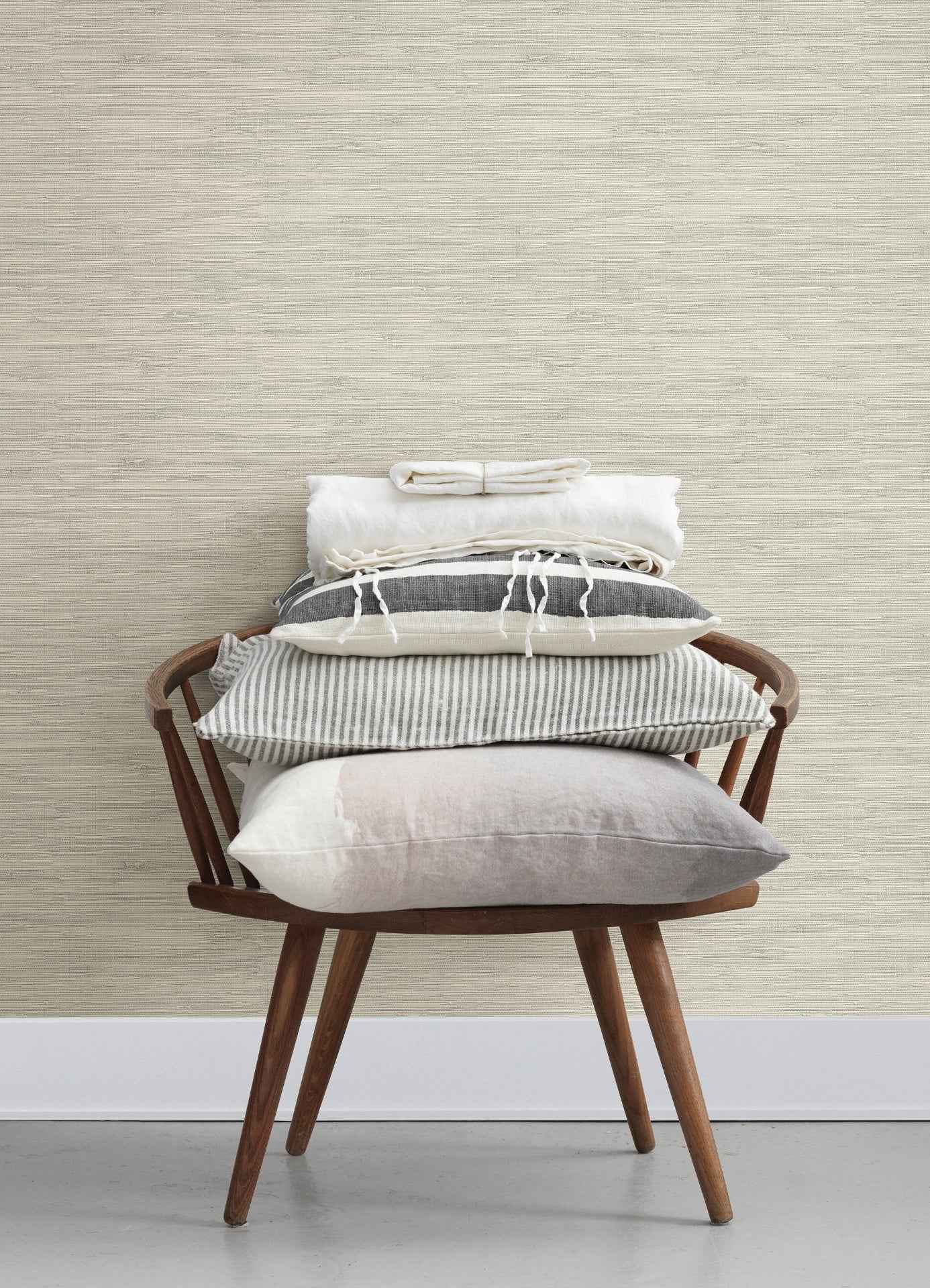 Grassweave Light Grey Imitation Grasscloth Wallpaper - York Wallcoverings - 4071-71065 - York Wallcoverings Wallpaper