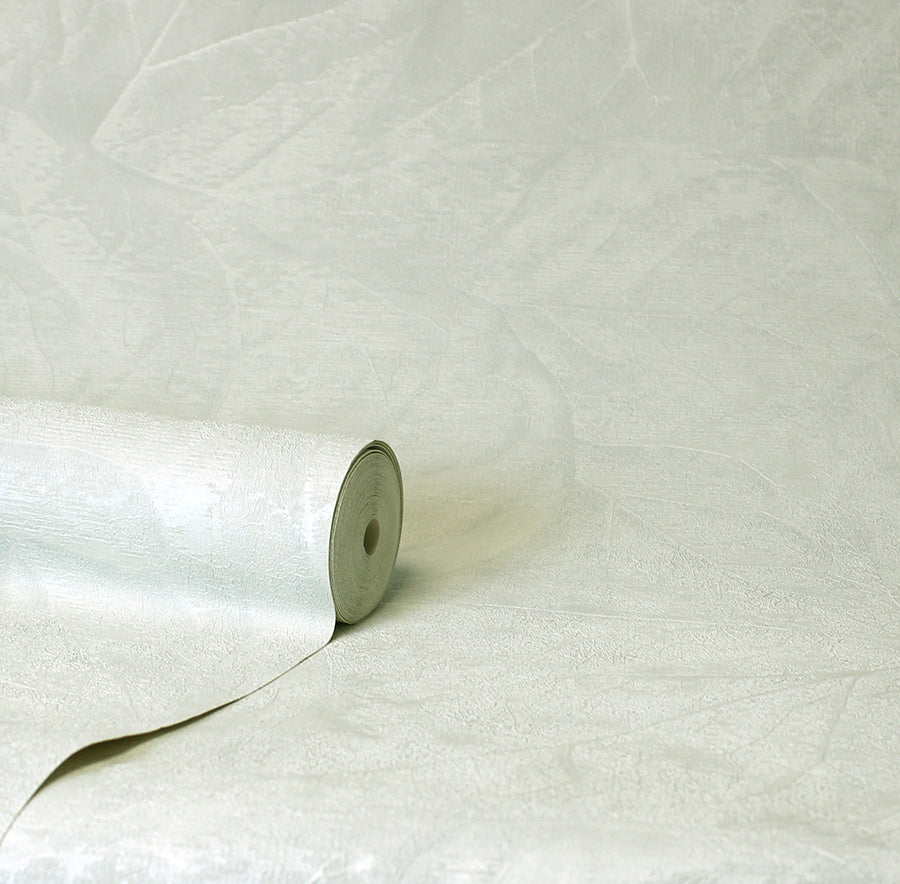 aspen-white-leaf-wallpaper-york-wallcoverings-m95664 - York Wallcoverings Wallpaper