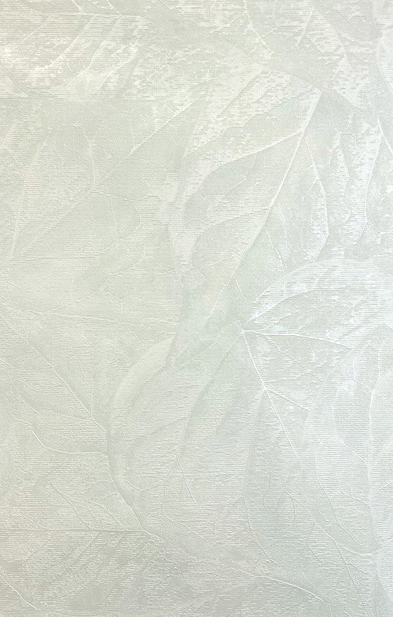 aspen-white-leaf-wallpaper-york-wallcoverings-m95664 - York Wallcoverings Wallpaper