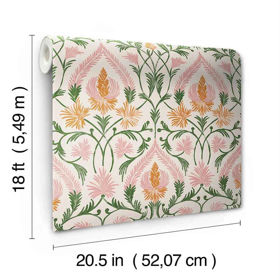 Isle Pink Peel & Stick Wallpaper - York Wallcoverings - NUS6193 - York Wallcoverings Wallpaper