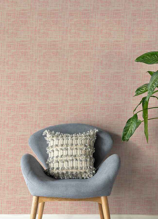 Nolan Pink Peel & Stick Wallpaper - York Wallcoverings - NUS6201 - York Wallcoverings Wallpaper