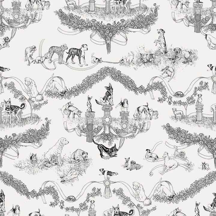 Black Worst in Show Peel and Stick Wallpaper - York Wallcoverings - RAS6260 - York Wallcoverings Wallpaper