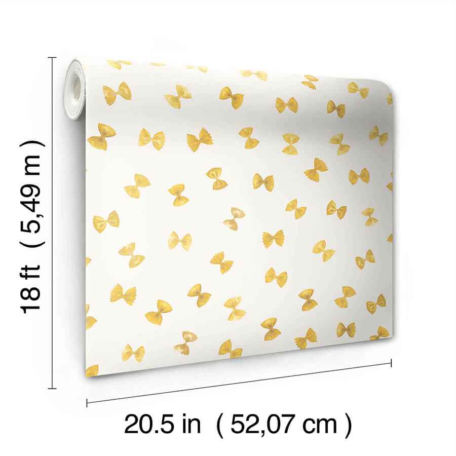 Pasta White Peel & Stick Wallpaper - York Wallcoverings - RAS6266 - York Wallcoverings Wallpaper