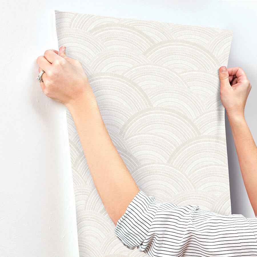 Encircle Dove Geometric Wallpaper - York Wallcoverings - 4146-27201 - York Wallcoverings Wallpaper