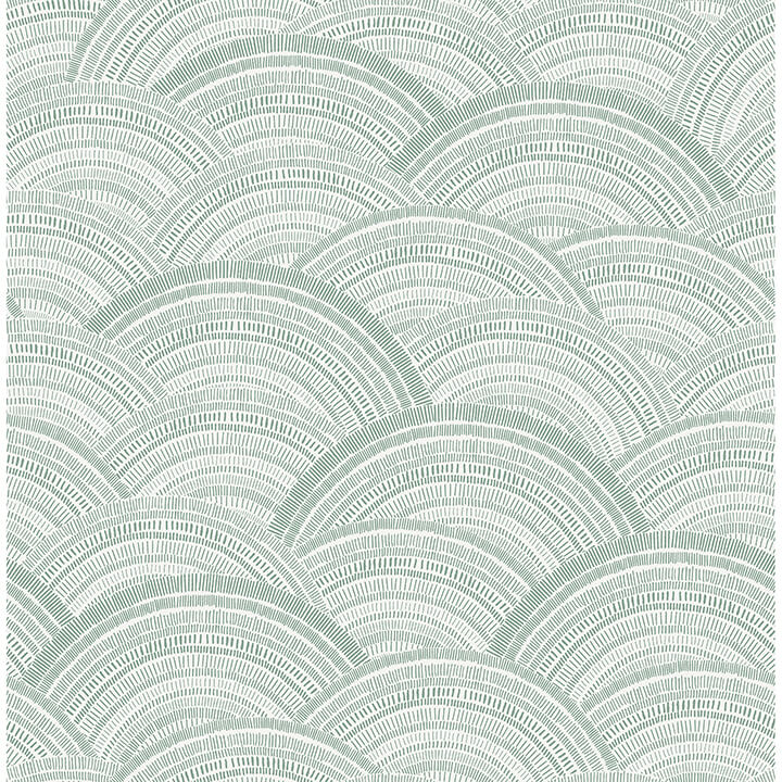 encircle-sea-green-geometric-wallpaper-york-wallcoverings-4146-27202 - York Wallcoverings Wallpaper