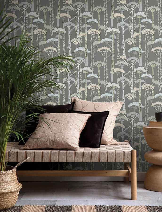 Unify Aqua Forest Wallpaper - York Wallcoverings - 4146-27206 - York Wallcoverings Wallpaper