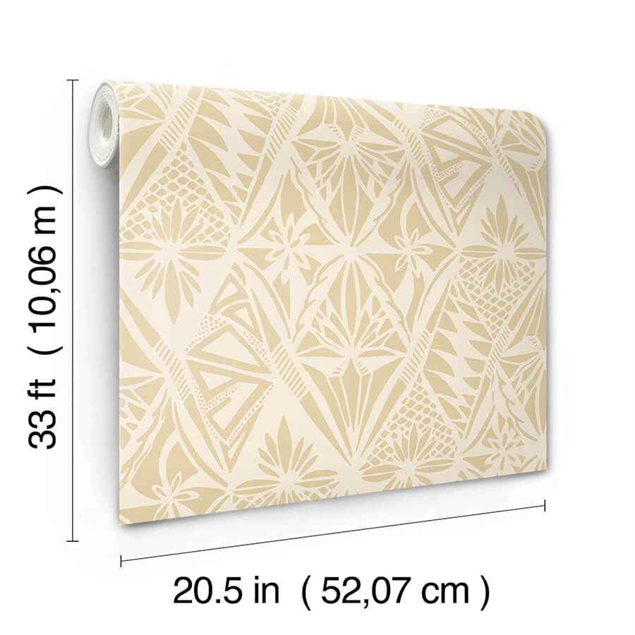Urbane Yellow Diamonds Wallpaper - York Wallcoverings - 4146-27211