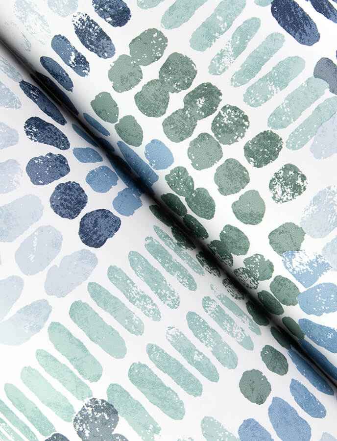 Wanderer Blueberry Mosiac Wallpaper - York Wallcoverings - 4146-27215 - York Wallcoverings Wallpaper