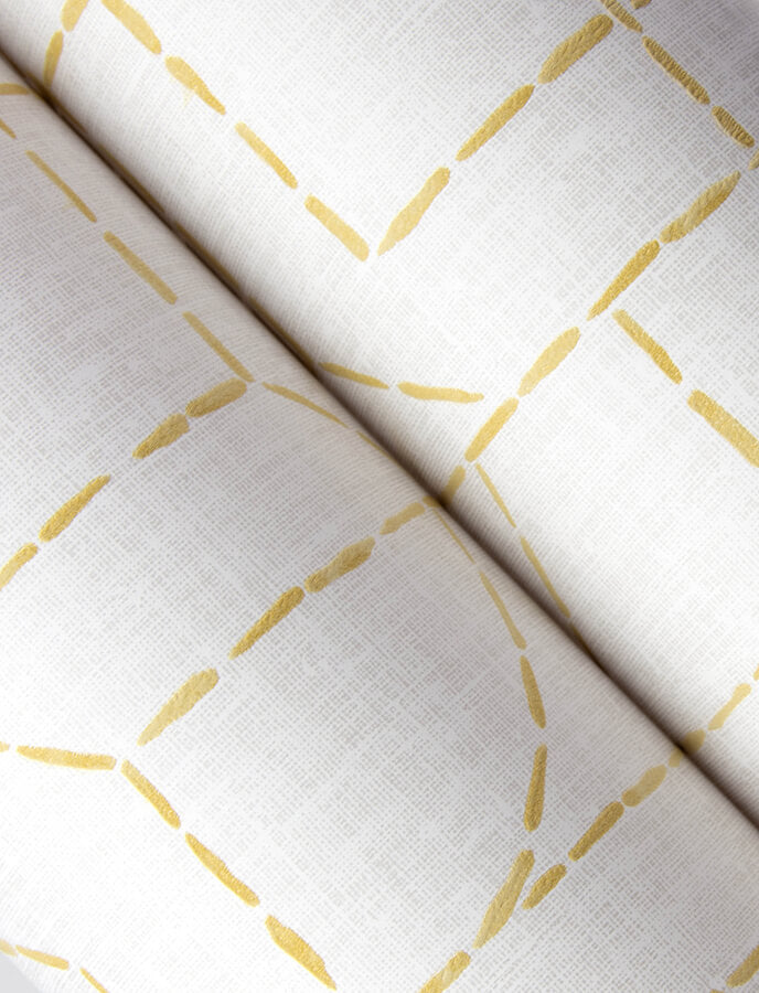 integrity-yellow-arched-outlines-wallpaper-york-wallcoverings-4146-27219 - York Wallpaper Wallpaper