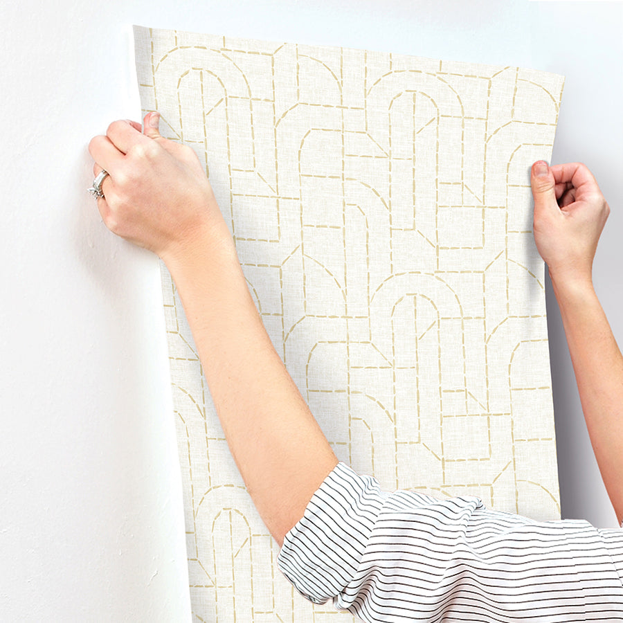 integrity-yellow-arched-outlines-wallpaper-york-wallcoverings-4146-27219