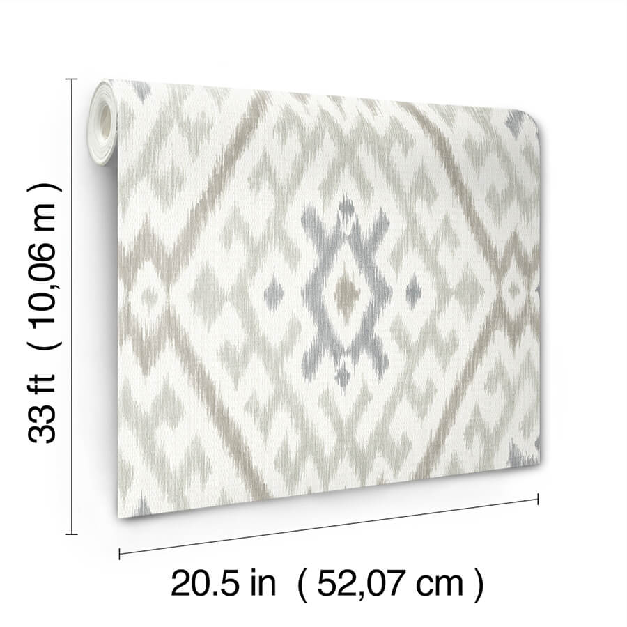 solola-stone-ikat-wallpaper-york-wallcoverings-4146-27239 - York Wallcoverings Papel pintado