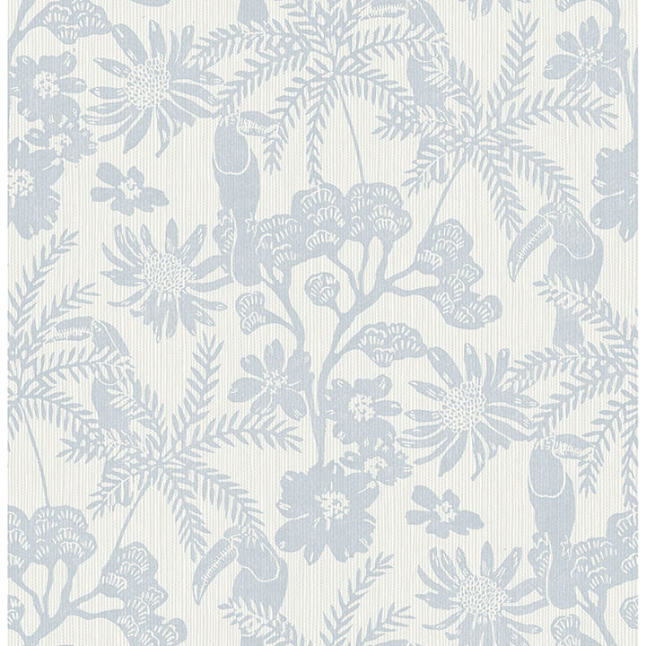 jacaranda-light-blue-tropical-trail-wallpaper-york-wallcoverings-4146-27245 - York Wallcoverings Wallpaper