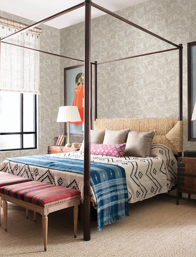 jacaranda-taupe-tropical-trail-wallpaper-york-wallcoverings-4146-27246 - York Wallcoverings Wallpaper
