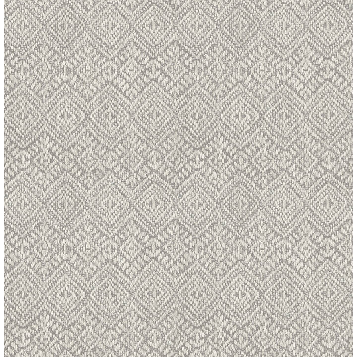 gallivant-grey-woven-geometric-wallpaper-york-wallcoverings-4146-27254 - York Wallcoverings Wallpaper