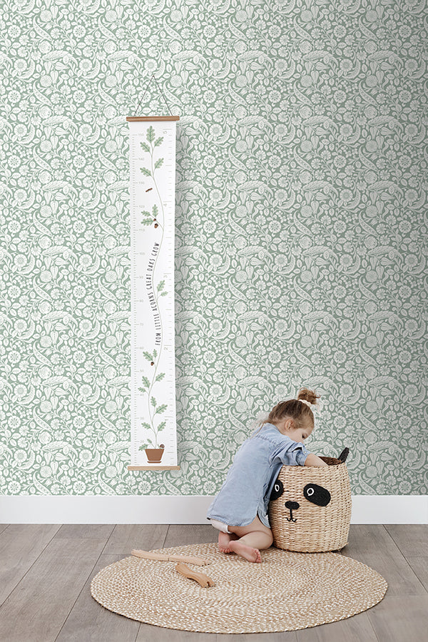 cordelia-green-baroque-blooms-wallpaper-york-wallcoverings-dd139329 - York Wallcoverings Wallpaper