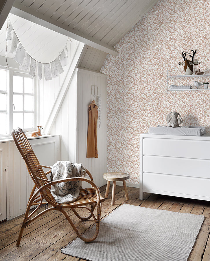 cordelia-pink-baroque-blooms-wallpaper-york-wallcoverings-dd139330 - York Wallcoverings Wallpaper