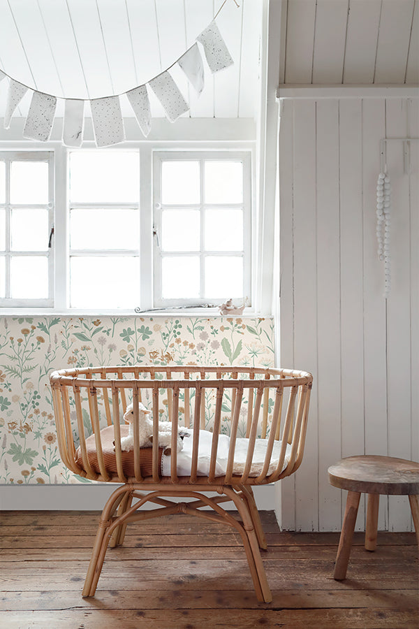 letitia-cream-summer-meadows-wallpaper-york-wallcoverings-dd139481 - York Wallcoverings Wallpaper